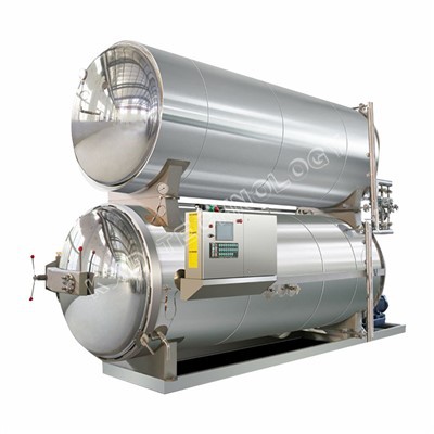 Snúningsvatnsúða retort